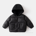 Girls Puffer Jacket With Hood Baby White Duck Down Jacket Supplier